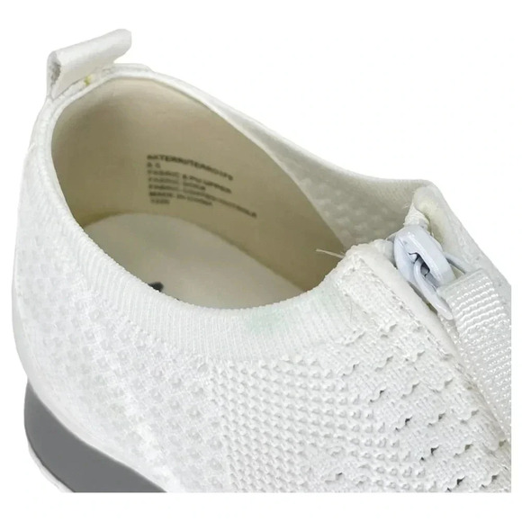 Anne Klein Terri White Knit Hidden Heels Womens Sneakers Size 8.5M - Picture 7 of 15